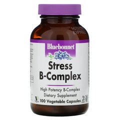 Стрес В-Комплекс Bluebonnet Nutrition (Stress B-Complex) 100 капсул, BLB-00424