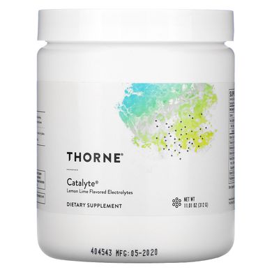 Catalyte, електроліти зі смаком лимона, Thorne Research, 9,52 унц (270 г), THR-00629