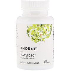 Никотинамид рибозид Thorne Research (NiaСel-250) 250 мг 60 капсул, THR-00633