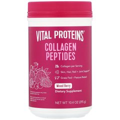 Пептиды коллагена, ассорти ягод, Vital Proteins, 10,8 унций (285 г), VTP-00588