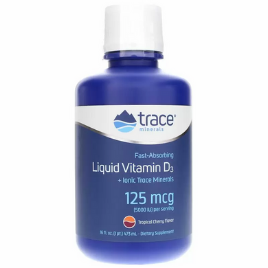 Рідкий вітамін Д3 Trace Minarals (Liquid Vitamin D3) 5000 МО 473 мл, TMR-00189