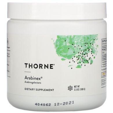 Арабінекс, Arabinex, арабіногалактан, Thorne Research, 100 г, THR-61901