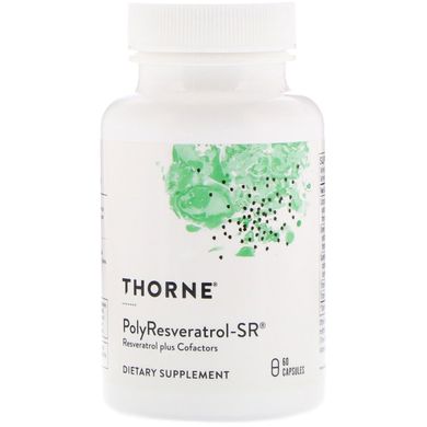 Поліресвератрол Thorne Research (PolyResveratrol-SR) 60 капсул, THR-30001