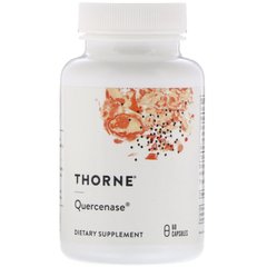 Кверцетин, Quercenase, Thorne Research, 60 капсул, THR-33202