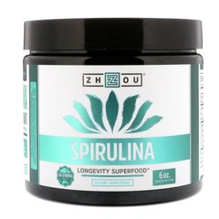 Спирулина порошок Zhou Nutrition (Spirulina) 170 г, ZHO-00632