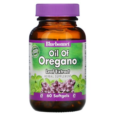 Екстракт з листя орегано Bluebonnet Nutrition (Oil of oregano) 150 мг 60 капсул, BLB-01382