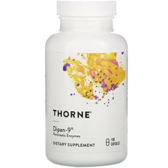 Dipan-9, панкреатичний фермент, Thorne Research, 180 капсул, THR-40102