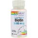 Біотин Solaray (Biotin) 5000 мкг 60 капсул, SOR-43546