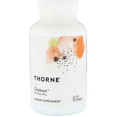 Червоний дріжджовий рис, Choleast, Thorne Research, 120 капсул, THR-75104