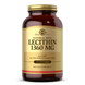 Лецитин, невибілений, Lecithin, Solgar, 1360 мг, 100 капсул, SOL-01540