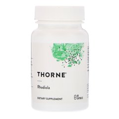 Родиола розовая Thorne Research (Rhodiola) 60 капсул, THR-75502