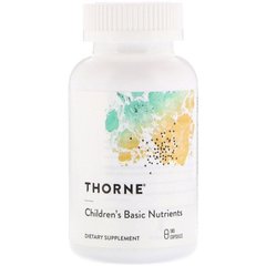 Витамины и минералы для детей Thorne Research (Children's Basic Nutrients) 180 капсул, THR-01007