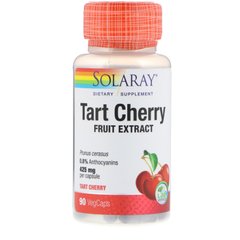 Экстракт вишни Solaray (Tart Cherry) 425 мг 90 капсул, SOR-03355