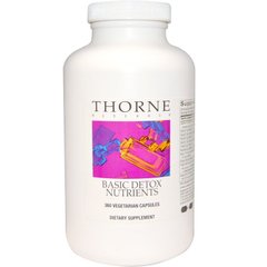 Детокс очищення Thorne Research (Basic Detox Nutrients) 360 капсул, THR-01107