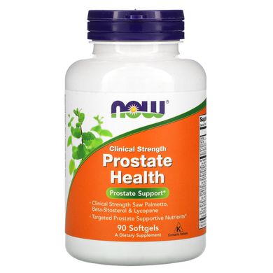 Клінічна сила, здоров'я простати, Clinical Strength Prostate Health, Now Foods, 90 капсул, NOW-03348