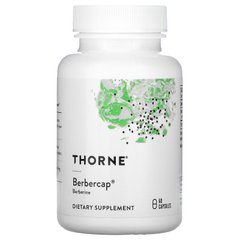 Берберин Thorne Research (Berbercap) 200 мг 60 капсул, THR-76002