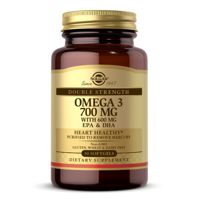 Рыбий жир Омега-3 Solgar (Omega-3) 700 мг 30 капсул, SOL-02050