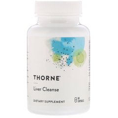 Очищення печінки, Liver Cleanse, Thorne Research, 60 капсул, THR-76902