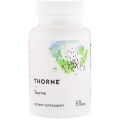 Таурин Thorne Research (Taurine) 500 мг 90 капсул, THR-51102