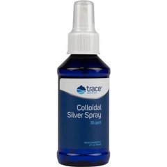 Колоїдне срібло, Colloidal Silver, Trace Minerals Research, 30 PPM, 59 мл, TMR-00577