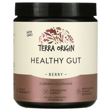 Здоровая кишка, ягода, Healthy Gut, Berry, Terra Origin, 8,57 унции (243 г), TEO-00748