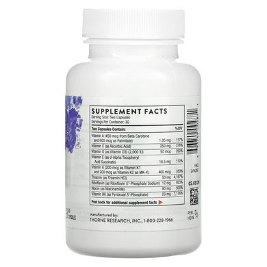 Мультивітаміни без заліза Thorne Research (Basic Nutrients 2 / Day) 60 капсул, THR-00287