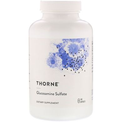 Глюкозамин сульфат Thorne Research (Glucosamine Sulfate) 500 мг 180 капсул, THR-77702