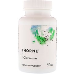 L- глютамін Thorne Research (L-Glutamine) 500 мг 90 капсул, THR-51802