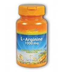 L-Аргинин, L-Arginine, Thompson, 1000 мг, 30 таблеток, THO-19009