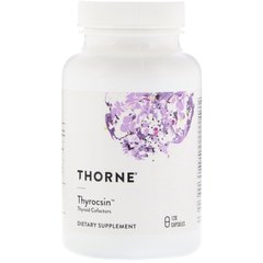 Thyrocsin, кофактор для щитовидної залози, Thorne Research, 120 капсул, THR-78401