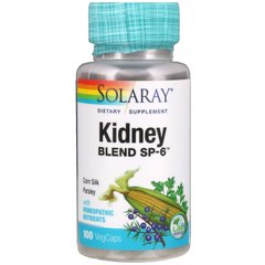 Суміш для нирок Solaray (Kidney Blend SP-6) 100 капсул, SOR-00260