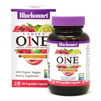 Женские мультивитамины, Ladies' One, Bluebonnet Nutrition, 30 растительных капсул, BLB-00132