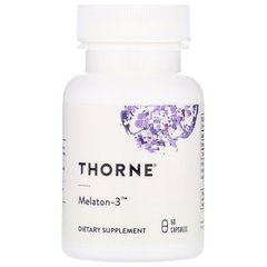 Мелатонін-3 Thorne Research (Melatonin-3) 3 мг 60 капсул, THR-78802