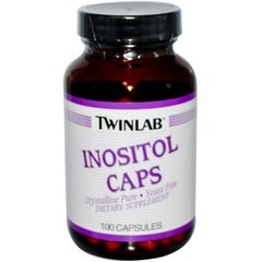 Інозитол Twinlab (Inositol) 500 мг 100 капсул, TWL-00622