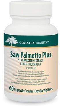 Со Пальметто Genestra Brands (Saw Palmetto Plus) 400 мг 60 капсул, GEN-10152