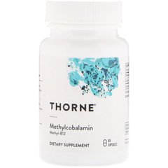 Вітамін В12 метилкобаламін Thorne Research (Methylcobalamin В12) 1000 мкг 60 капсул, THR-12502