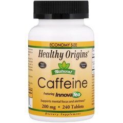 Кофеин из чая Healthy Origins (Natural Caffeine) 200 мг 240 таблеток, HOG-14002