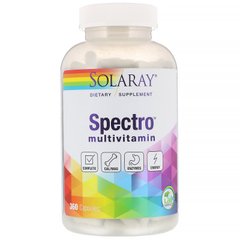 Spectro, мультивітамін, оригінальна формула, Solaray, 360 капсул, SOR-04783