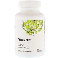 Niacel, нікотинамід рібозід, Thorne Research, 60 капсул, THR-00467