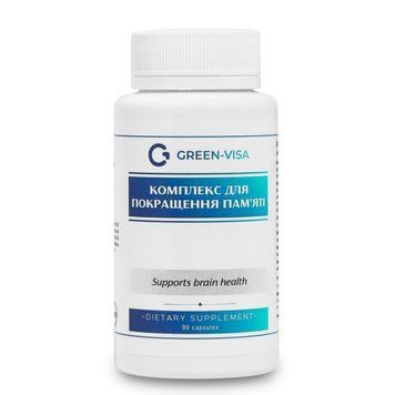 Комплекс для улучшения памяти / GREEN VISA / 90 капсул 01/017 фото