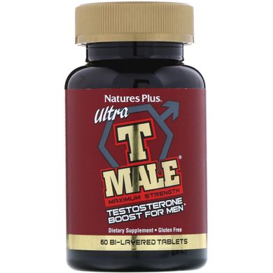 Підсилювач тестостерону Nature's Plus (Ultra T Male) 60 таблеток, NAP-48716