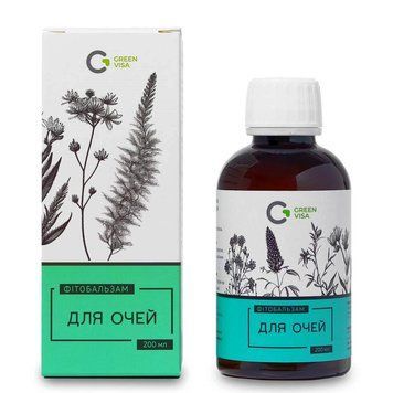 Фітобальзам "Для очей" / GREEN VISA / 200мл 04/008 фото