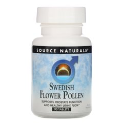 Пыльца шведских цветов, Swedish Flower Pollen, Source Naturals, 90 таблеток, SNS-01297