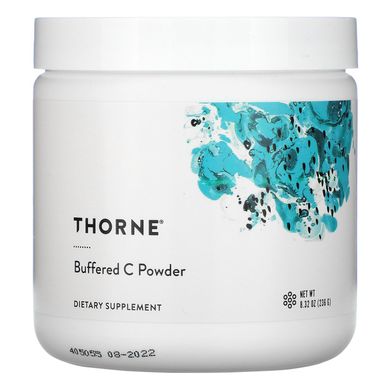 Забуферений порошковий C, Thorne Research, 231 г, THR-15502