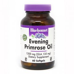 Масло примули вечірньої Bluebonnet Nutrition (Evening Primrose Oil) 1300 мг 60 желатинових капсул, BLB-00921